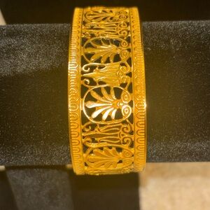 Intricate Gold Filigree Bracelet